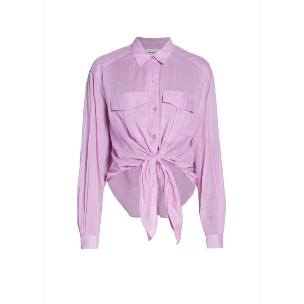 Isabel Marant Etoile Nath Shirt Purple Violet 42/ 10